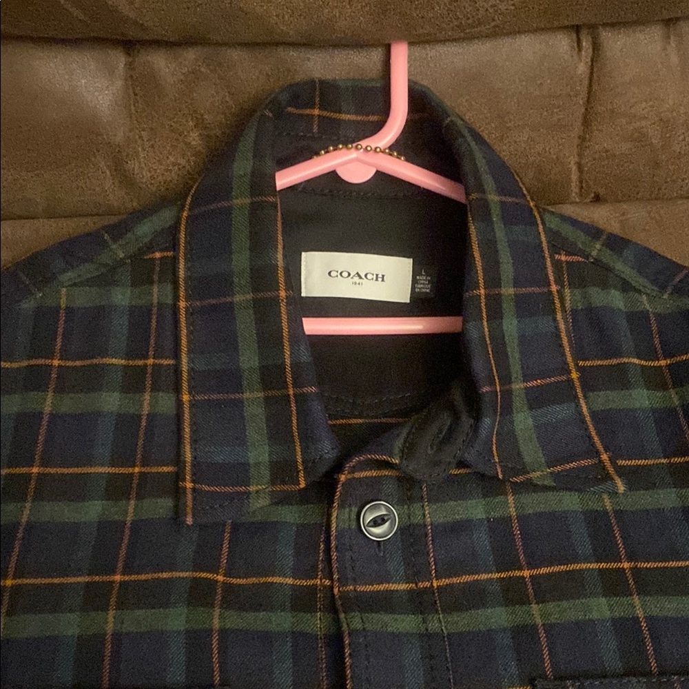 Coach Plaid Shirt